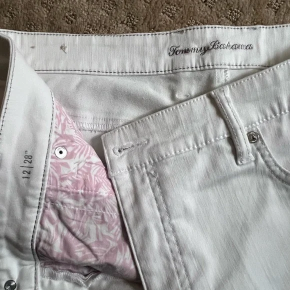 Tommy Bahama Ella Twill High Rise Ankle Jean - Picture 4 of 7